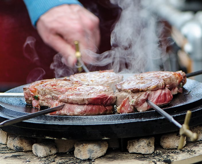Recept: Steak pin wheels