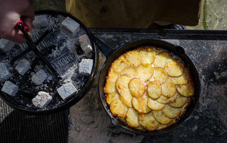 Recept: Aardappelgratin met spek
