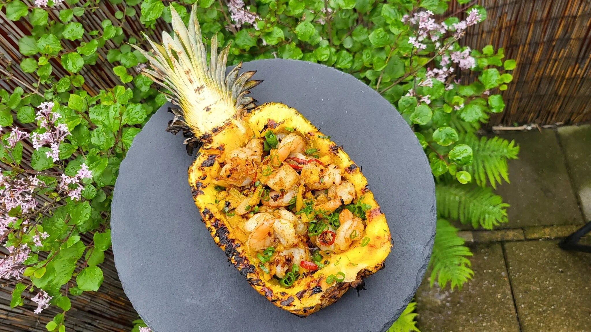 Recept: Tropische Ananas Gamba Bowl