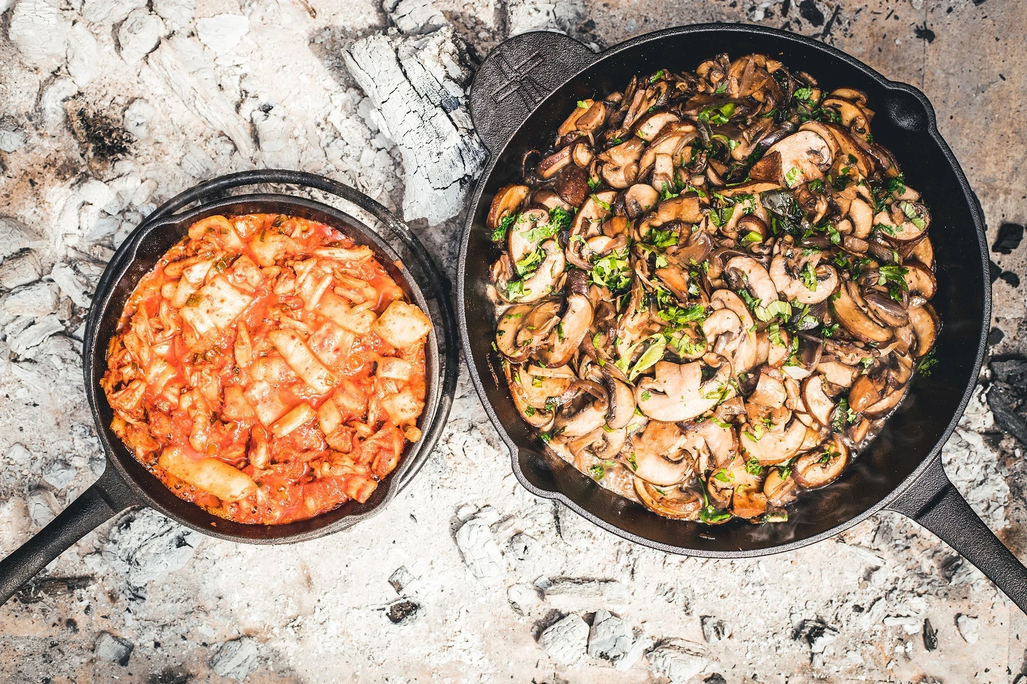 Grill'it in je skillet!
