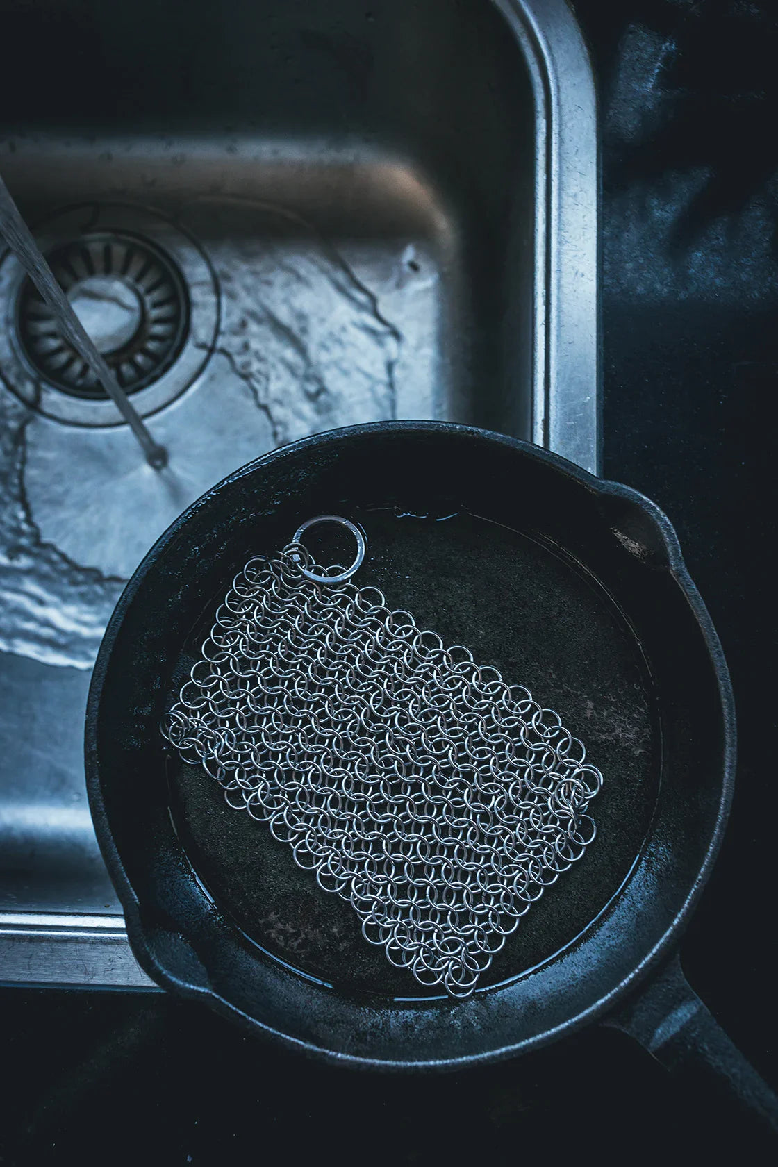 Waarom de chain mail scrubber werkt