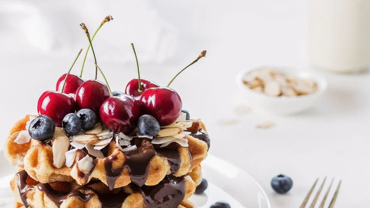 Recept: Belgische wafels met ijs