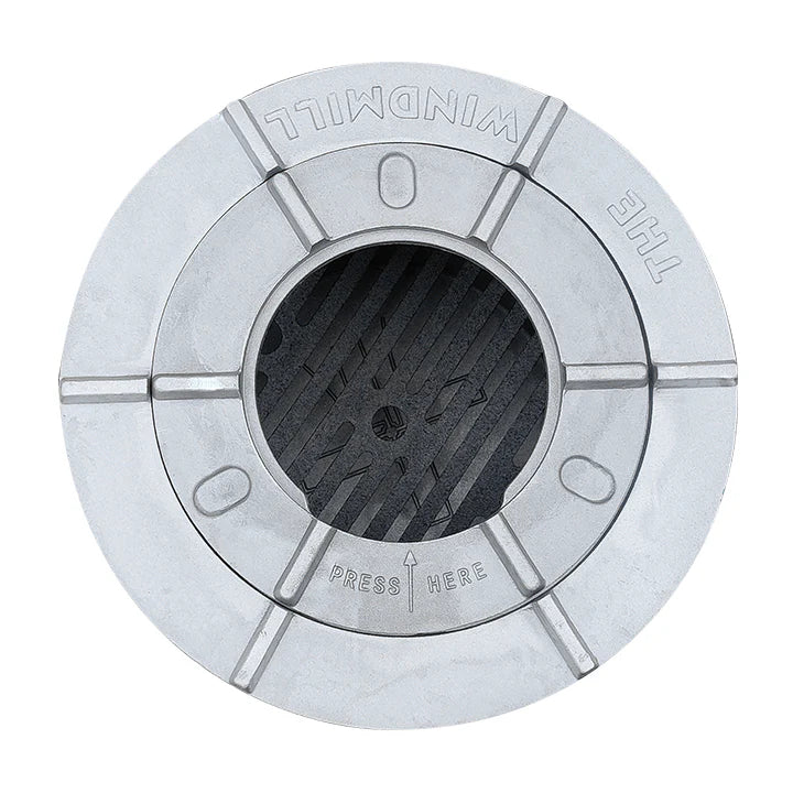 Der Windmühlen-Campingofen aus Gusseisen