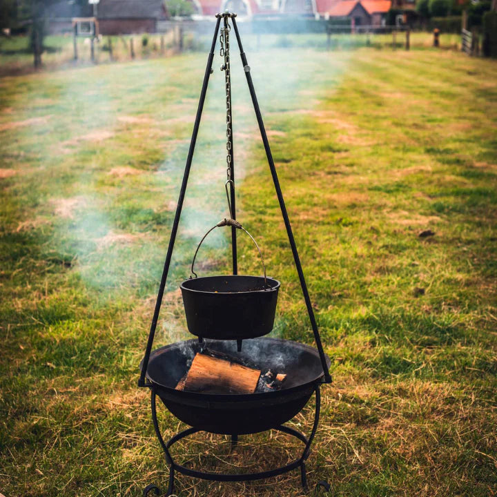 Windmühlen-Gusseisen-Schmortopf, 9 qt, mit Füßen