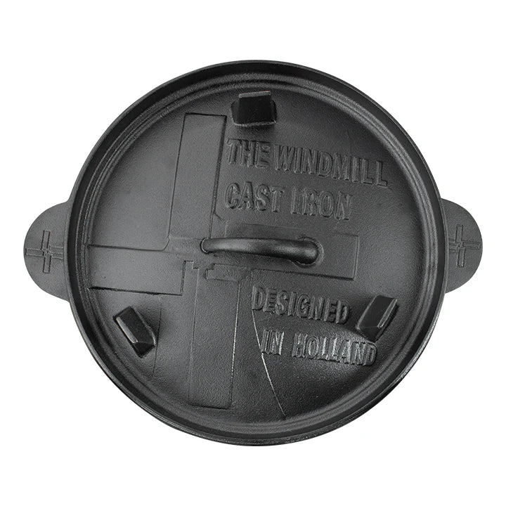 Die Windmühlen-Paellapfanne aus Gusseisen