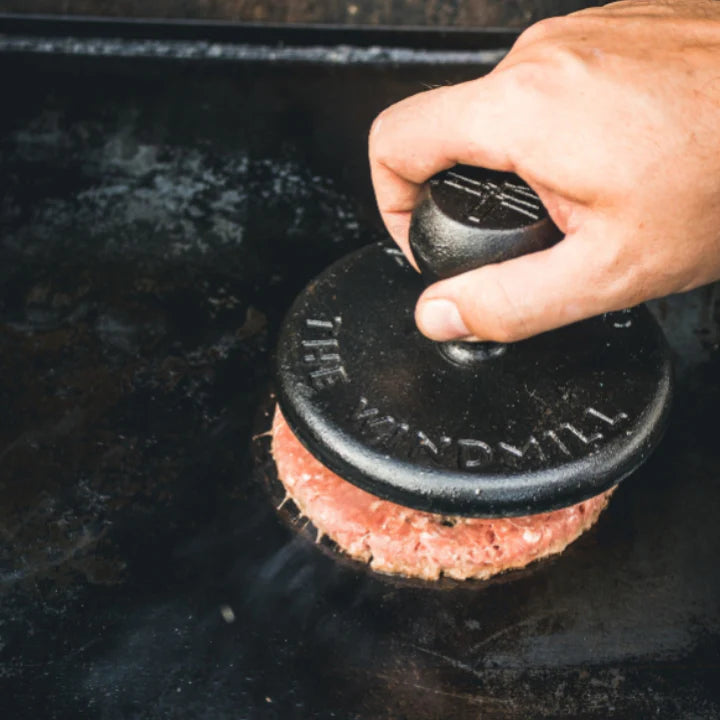 The Windmill Cast Iron Smash Burger Tool