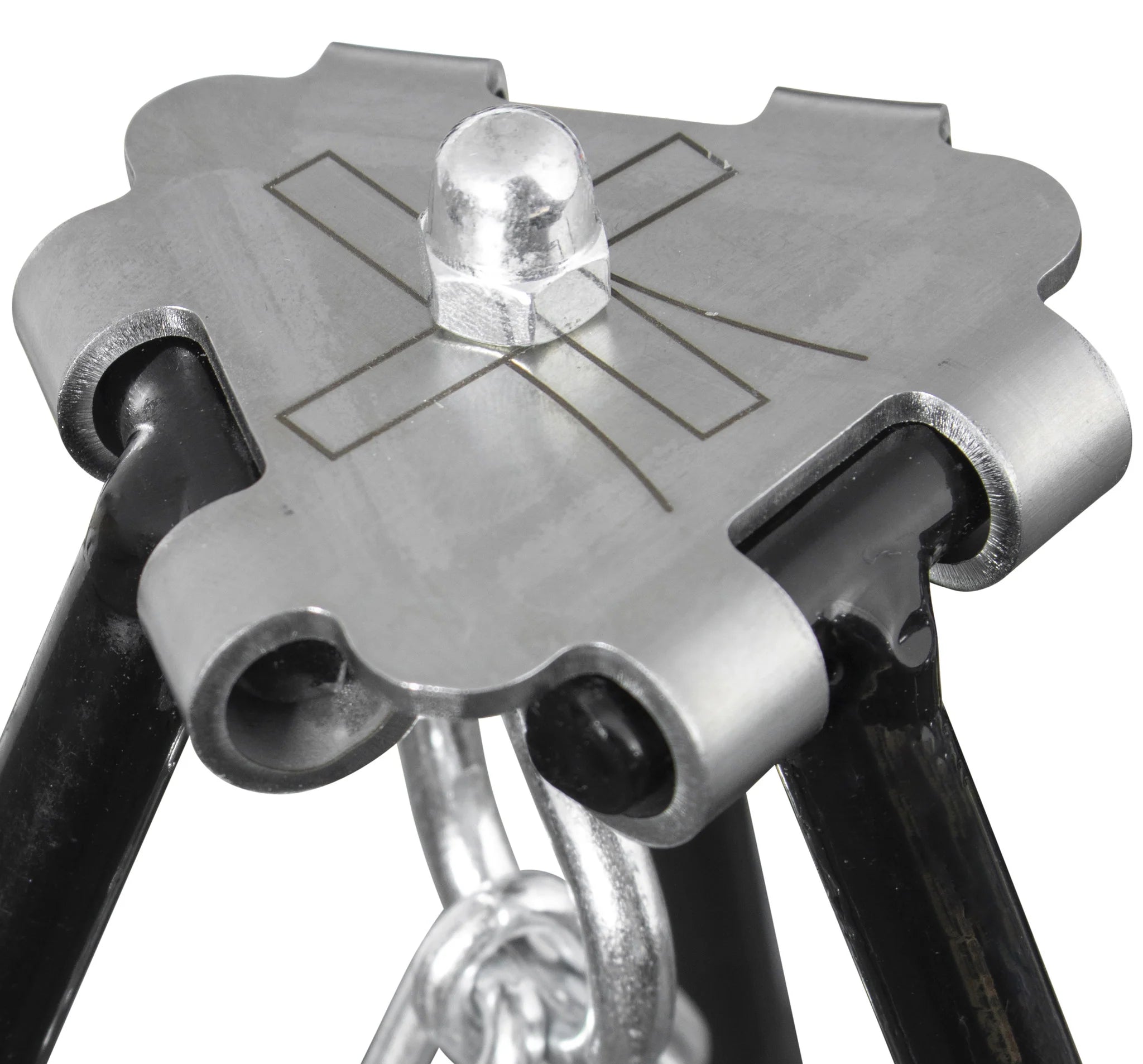 Das gusseiserne Dreibein der Windmühle