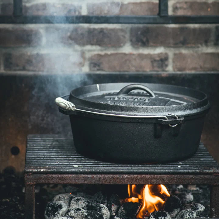 Windmühlen-Gusseisen-Schmortopf 6 qt ohne Füße