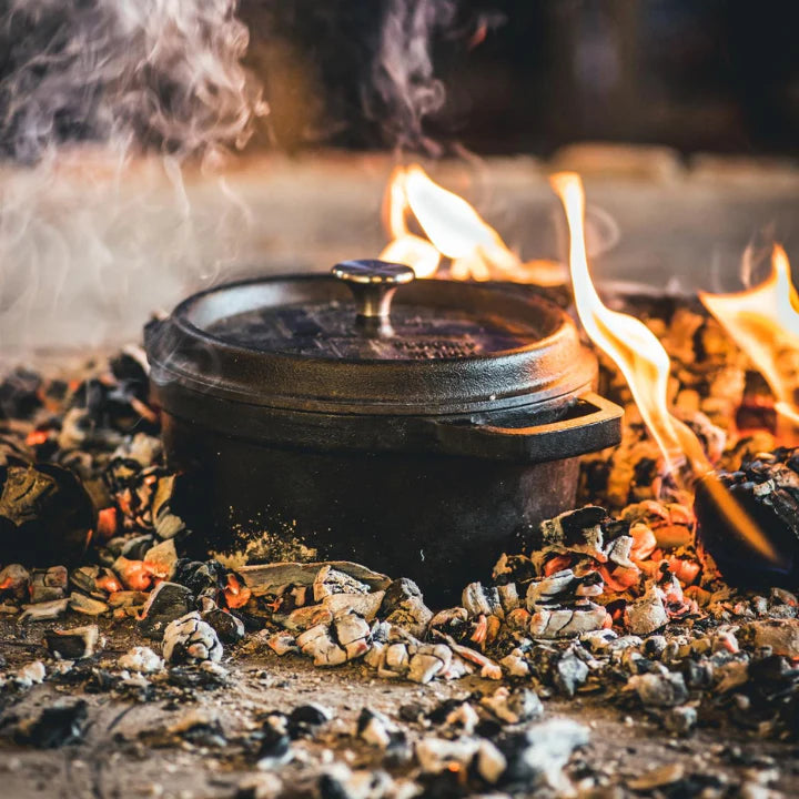 Die große Windmühlen-Gusseisen-Grillpfanne