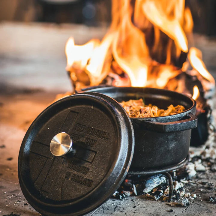 Die große Windmühlen-Gusseisen-Grillpfanne