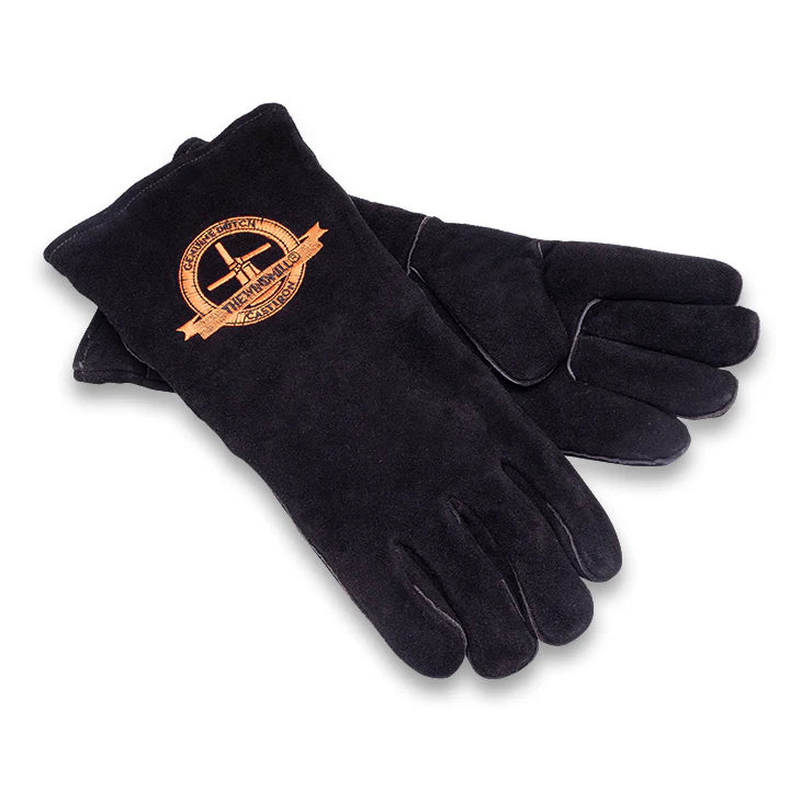The Windmill Cast Iron Lederen BBQ Handschoenen