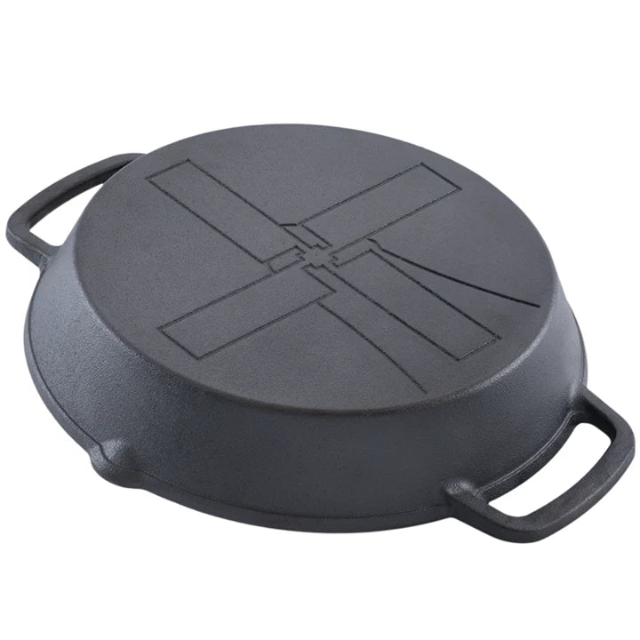 The Windmill Cast Iron Xlarge met 2 Handvaten