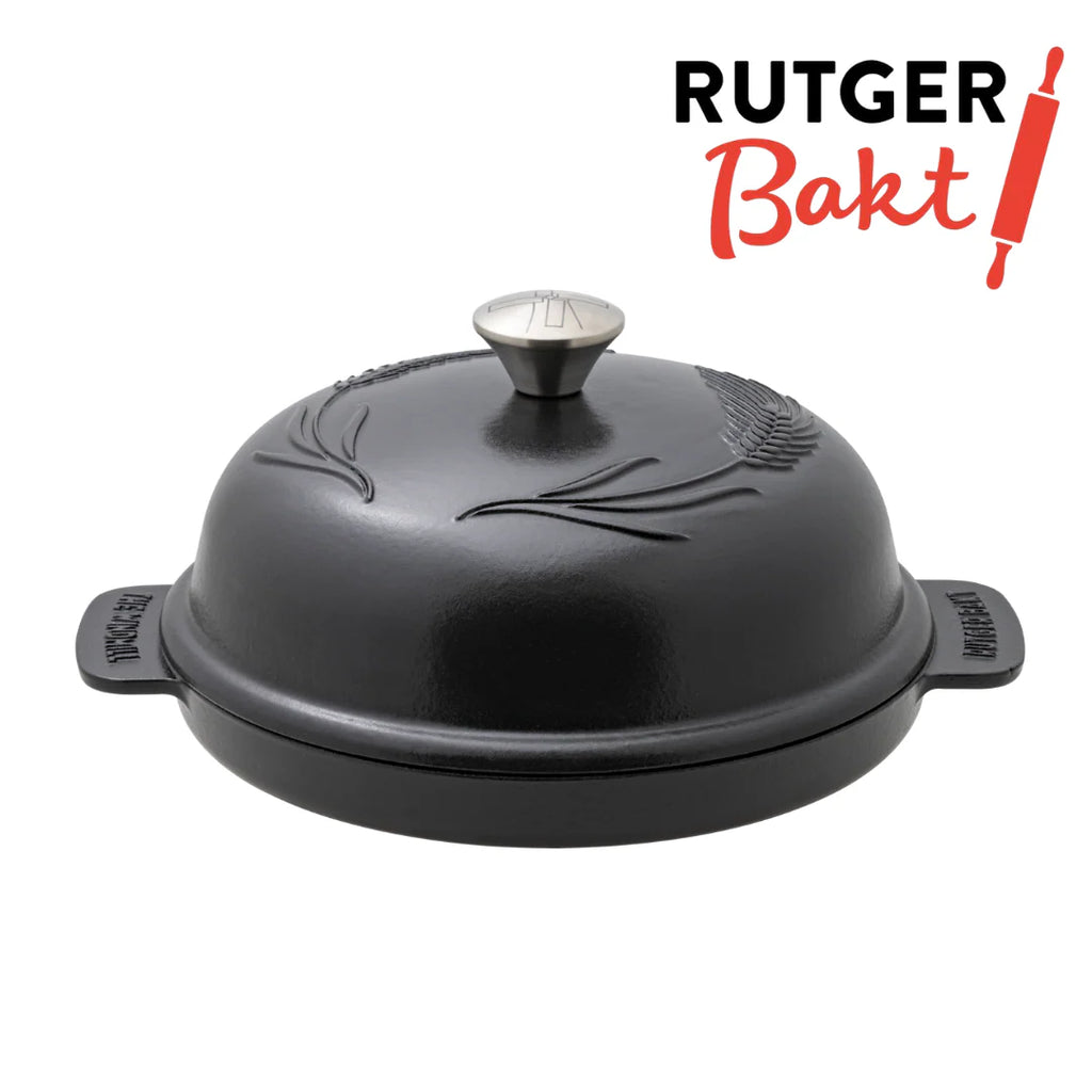 Windmühlen-Brotbackschüssel aus emailliertem Gusseisen