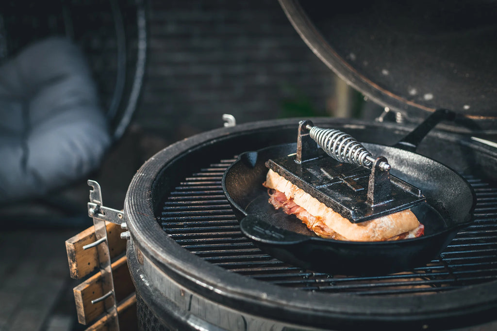 Die Windmühlen-Speckpresse aus Gusseisen 