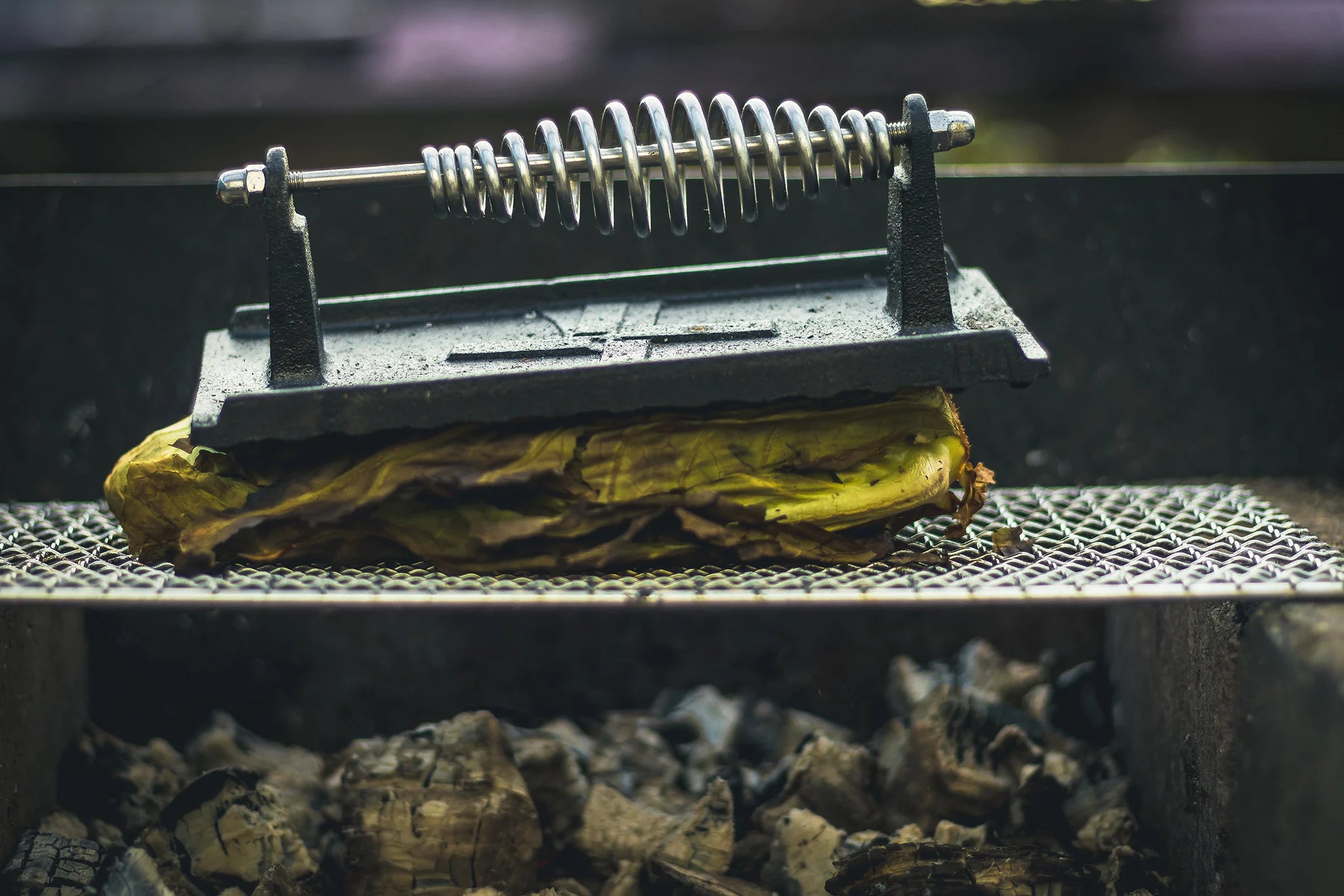 Die Windmühlen-Speckpresse aus Gusseisen 