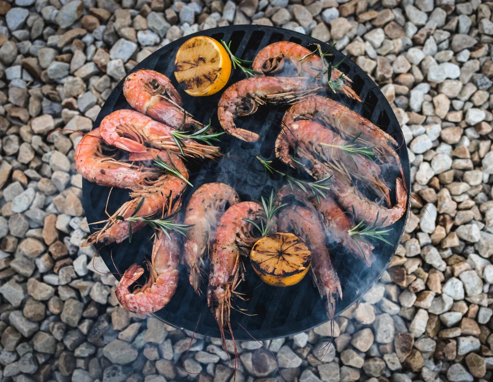 Windmühlen-Grillrost aus Gusseisen für Campingkocher