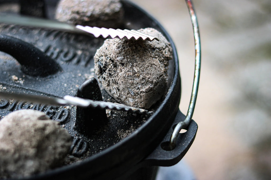 Die Windmühlen-Kohlezange aus Gusseisen und Edelstahl 