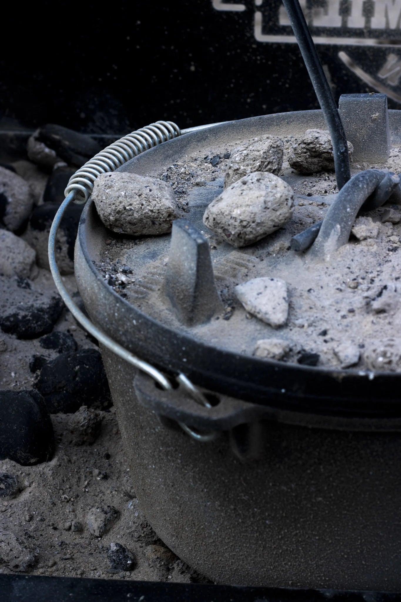 Großer Deckelheber aus Gusseisen für Windmühlen