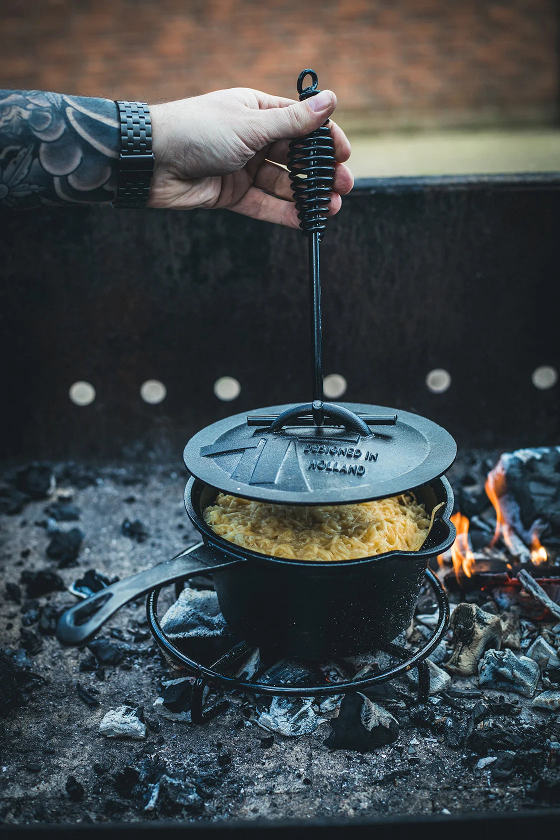 Windmühlen-Gusseisen-Deckelheber klein