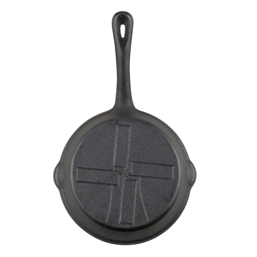 Die kleine Windmühlen-Gusseisenpfanne