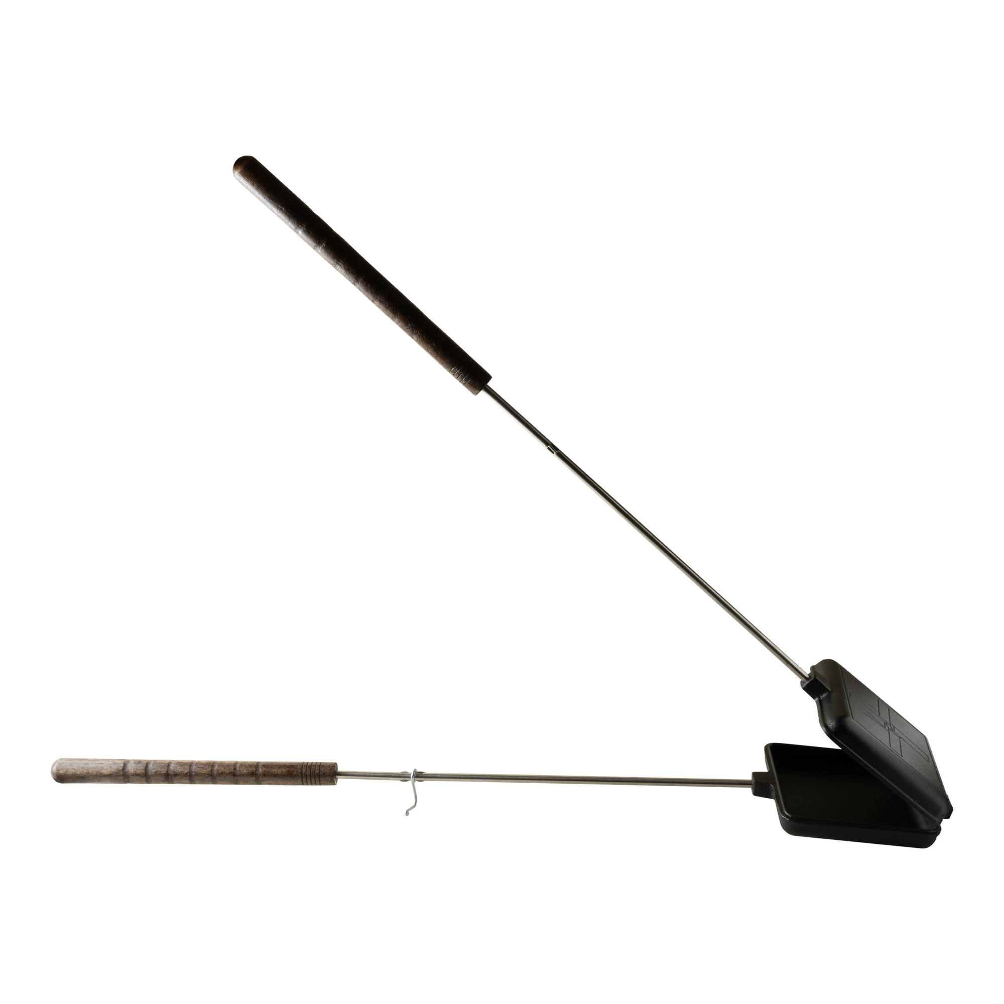 Das große Windmühlen-Toasteisen aus Gusseisen