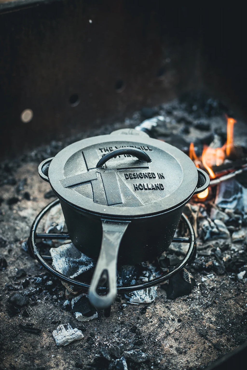 The Windmill Cast Iron Trivet